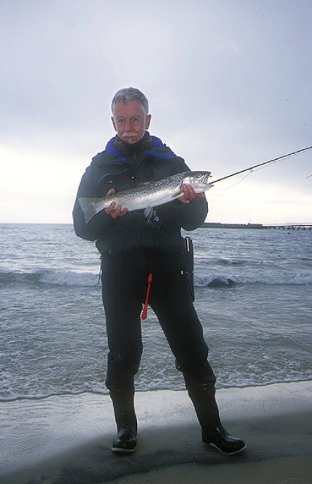 Joergen with a fish Joergen with a fish