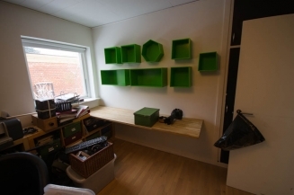 Table in place Table in place