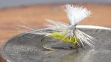 Video thumb for Blue-winged Olive Parachute - Size 24