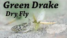 Video thumb for Green Drake Mayfly Dry Fly
