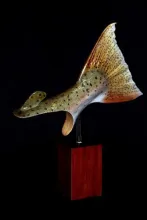 User submitted picture: Steelhead tail carved fro...